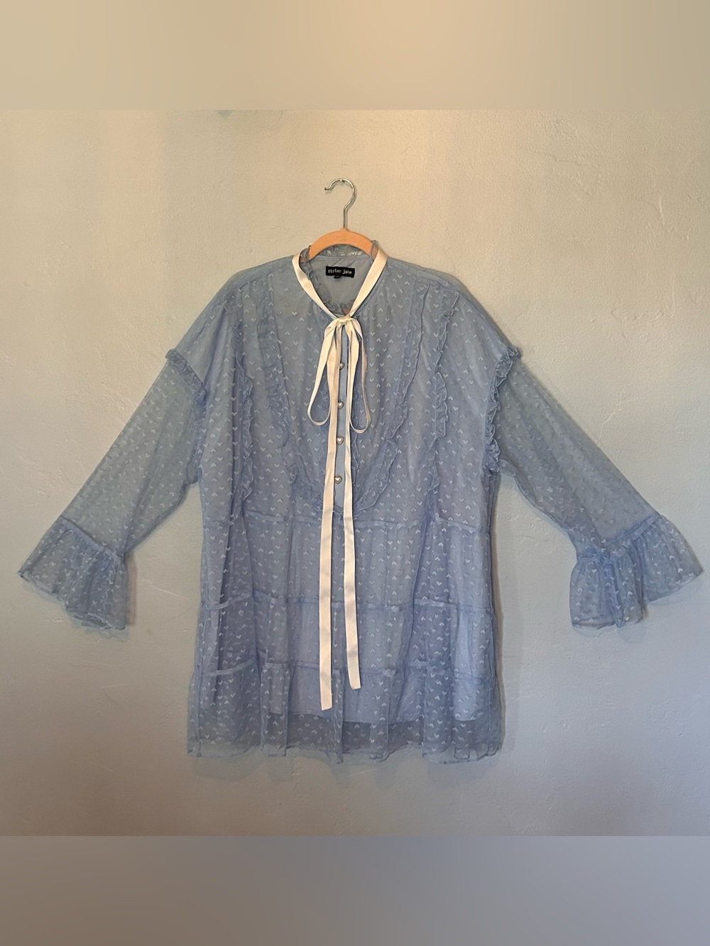 Sister Jane baby blue ruffle dress